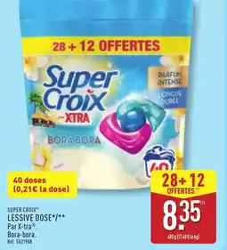 ALDI SUPER CROIX Lessive dose offre