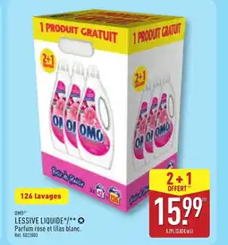 ALDI OMO Lessive liquide offre