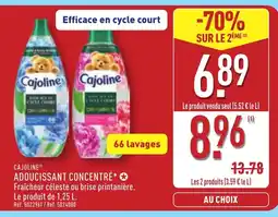 ALDI CAJOLINE Adoucissant concentré offre
