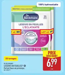 ALDI DR.BECKMANN Lessive en feuilles offre