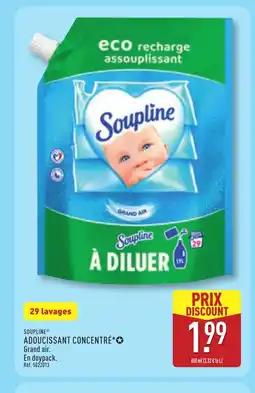 ALDI SOUPLINE Adoucissant concentré offre
