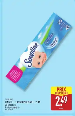 ALDI SOUPLINE Lingettes assouplissantes offre