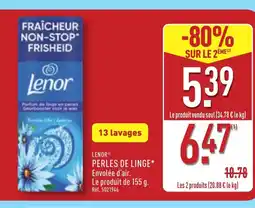 ALDI LENOR Perles de linge offre