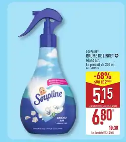 ALDI SOUPLINE Brume de linge offre
