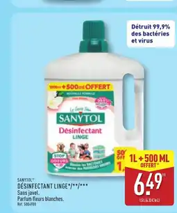 ALDI SANYTOL Désinfectant linge offre