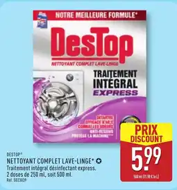 ALDI DESTOP Nettoyant complet lave-linge offre