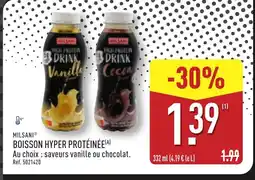 ALDI MILSANI Boisson hyper protéinée offre