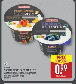 ALDI MILSANI Yaourt riche en protéines offre