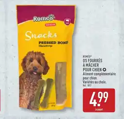 ALDI ROMÉO Os fourrés à mâcher offre