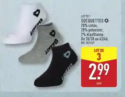 ALDI LOTTO Socquettes offre