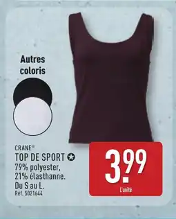 ALDI CRANE Top de sport offre