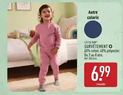 ALDI LILY & DAN Survêtement offre