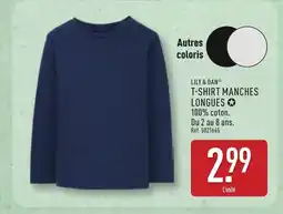 ALDI LILY & DAN T-shirt manches longues offre