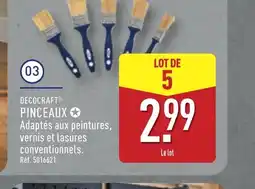 ALDI DECOCRAFT Pinceaux offre