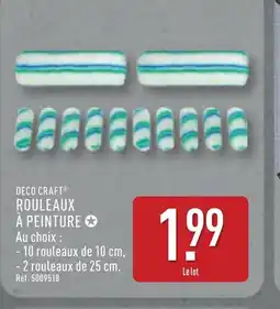 ALDI DECO CRAFT Rouleaux à peinture offre