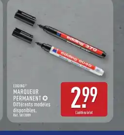 ALDI EDDING Marqueur permanent offre