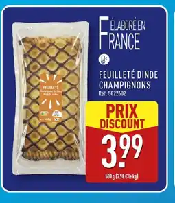 ALDI Feuilleté dinde champignons offre