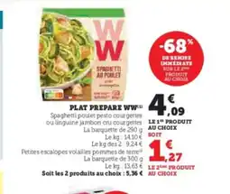 Hyper U WW Plat prepare offre