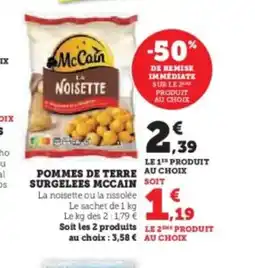 Hyper U MCCAIN Pommes de terre surgelees offre