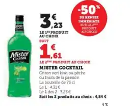 Hyper U MISTER COCKTAIL offre