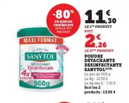 Hyper U SANYTOL Poudre detachant désinfectante offre