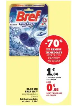 Hyper U BREF Bloc wc offre