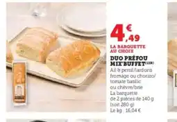 Hyper U Duo préfou mix'buffet offre