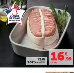 Hyper U Veau roti offre