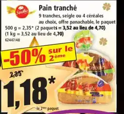 Norma Pain tranché offre