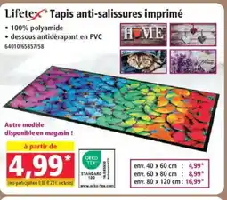 Norma LIFETEX Tapis anti-salissures imprimé offre