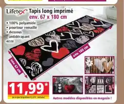 Norma LIFETEX Lifete long imprimé offre