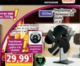 Norma Ventilateur de Gude cheminée ou poêle offre
