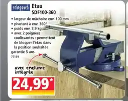 Norma SCHEPPACH Etau SDF100-360 offre