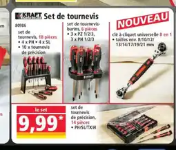 Norma KRAFT Set de tournevis offre
