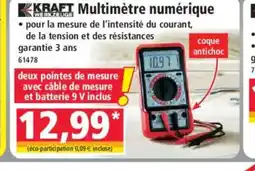 Norma KRAFT Multimètre numérique offre