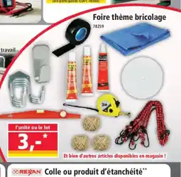 Norma Foire thème bricolage offre