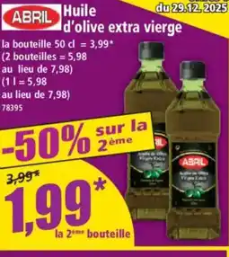 Norma ABRIL Huile d'olive extra vierge offre
