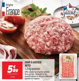 Netto Chair à saucisse netto offre