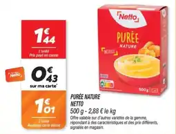 Netto Purée nature netto offre