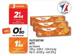 Netto Palets bretons netto offre