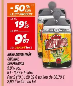 Netto Desperados bière aromatisée original offre