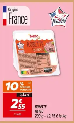 Netto Netto rosette offre