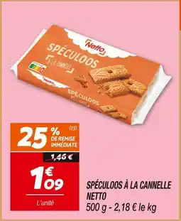 Netto Netto spéculoos à la cannelle offre