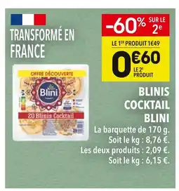 Supeco Blini blinis cocktail offre