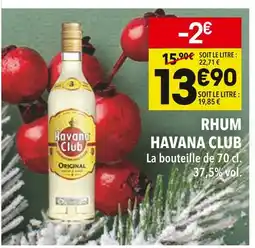 Supeco Havana club rhum havana club original offre