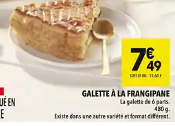 Supeco Galette à la frangipane offre