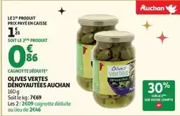 Auchan Supermarché Auchan - olives vertes dénoyautées offre