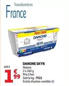 Auchan Supermarché Danone - skyr offre