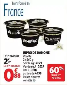 Auchan Supermarché Danone - hipro de offre