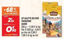 Netto Vahiné - kit galette des rois frangipane offre